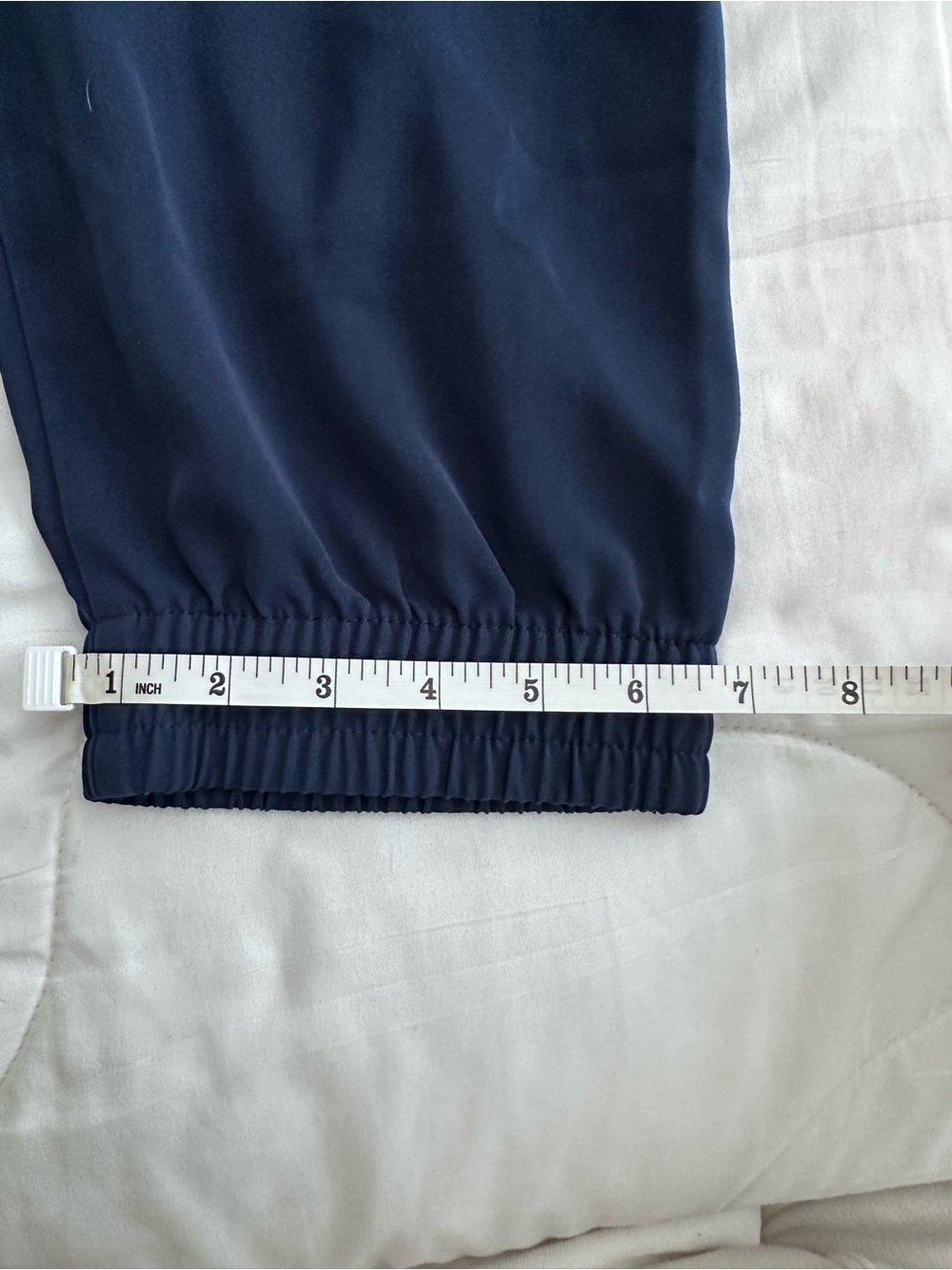 Women’s Navy Elastic Waist Casual Pants - Picture 10 of 10